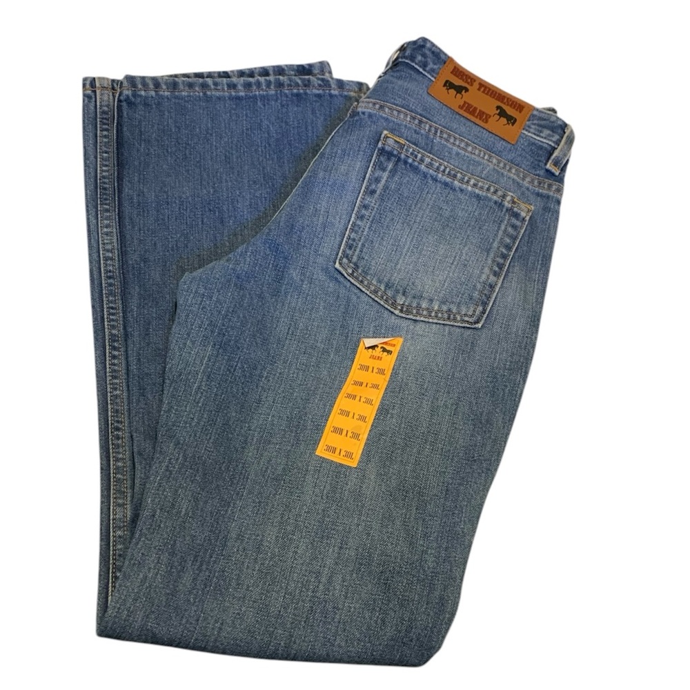 Ross Thomson Men's Jeans 30x30 NWT Blue Denim Straight Fit Casual